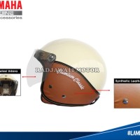 (Half Face) HELM FINO PREMIUM CLASSIC SIZE L ASLI YAMAHA