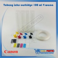(Dijamin) Tabung Infus Printer Canon 100ml 4 warna