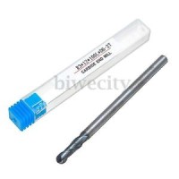 2x R1.5*60C*8D*100L 2 Flute 8MM Shank Carbide Tapered Ball Nose End Mill CNC Bit