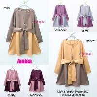 Amina Tunik pakaian muslimah syari gamis hijab solo