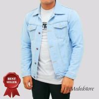 BEST SELLER Jaket Levis Biru Telor Asin Premium Jaket Jeans Pria jake