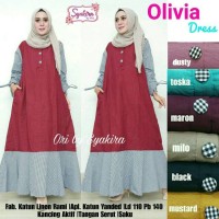 Olivia dres baju gamis longdres terusan ori syakira
