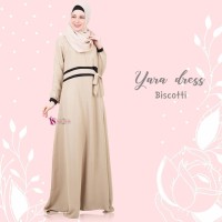 TOP SELLER ORIGINAL Gamis House Of Valisha Yara Dress Biscotti baju g