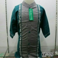 Baju Koko Anak Muslim Bordir Lengan Pendek Murah Tanah Abang KKT 035 T