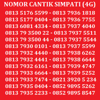 Jual Nomor Cantik Kartu Perdana Nomor Simpati No Telkomsel Indosat XL Axis Murah
