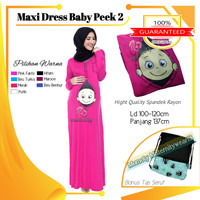 Baju Hamil Maxi Dress Bp2 Momoty Gamis Ibu Hamil Modis
