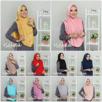 Jilbab Isaura Instan Jersey Balon Super Fashion Hijab Syari Jaman Now
