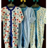3 PCS SleepSuit (Baju Tidur bayi 0-9 bulan ) Merk Libby- Boy