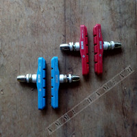 oOo SCS BRAKE SHOE (KARET REM) VBRAKE TOURING SEPEDA LIPAT MTB oOo