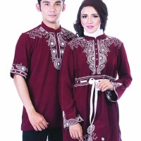 jual Busana baju couple muslim Sarimbit Pasangan Kembaran Modern Teba