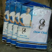 Jual Kaos Dalam Oblong Lengan Pendek Pria O neck Oscar Club Putih Murah Murah