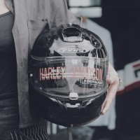 Helm Harley Davidson Full Face Black not Simpson, Stilo, Bell, Sparco
