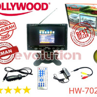 TV Mobil HollyWood HW 7028 A USB Monitor LCD 7 inch Button TouchScreen