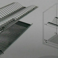 RAK PIRING HUBEN 60 CM