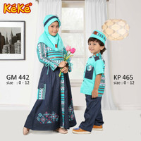 Qonitah Project Size 6 Gamis Anak Original Keke Busana Muslim GM 442