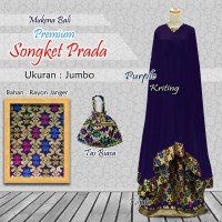 Mukena Bali Ukuran Jumbo Songket Prada