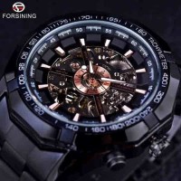 Jam Tangan Forsining Watch Men Skeleton Automatic Mechanical