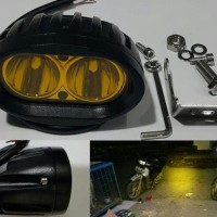 Jual Led Sorot 20W Kuning | Lampu Offroad Mobil Motor Unik