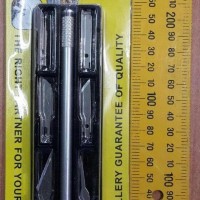 Termurah Pisau Ukir Karet Kertas Kayu Pisau Ukir Presisi Set 7 Pcs