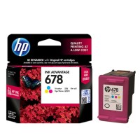 Tinta HP 678 TRI-COLOR INK CARTRIDGE Warna Original Parto Printer