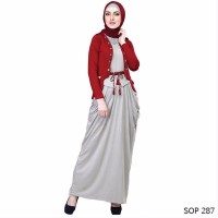 murah Baju Muslim Wanita Model Gamis Cocok untuk lebaran