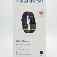 Fitbit Charge 2 Heart Rate GPS Fitness Wristband Smartwatch Black L