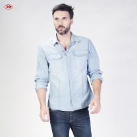 BOMBBOOGIE - KEMEJA LENGAN PANJANG ERASER CHAMBRAY SHIRT (24313B2ML)
