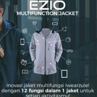 Jaket Multifungsi Ezio 12 fungsi dalam 1 Jaket size XXXXL - XXXXXL