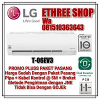 LG T-06EV3 - AC DUAL INVERTER SMART 1/2 PK - FREON R32 - MURAH