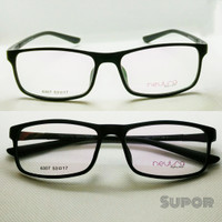 Kacamata Korea FF33 Black + Lensa Leinz 1.67 tipis bening progresif