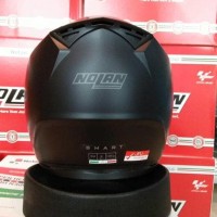 BEST SELLER! HELM NOLAN N64 SMART FLAT BLACK NOT ARAI SHOEI AGV SHARK