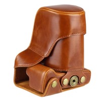 Leather Case For Canon EOS M3 (Brown) (Excellent To Mint...!!!)