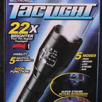 Tactical Flashlight Tac Light Senter Police Army Camping Lampu Darurat