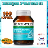 Jual BLACKMORES EVENING PRIMROSE + FISH OIL 100 CAPSULES Murah