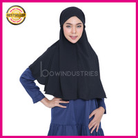 Jual Kerudung Hijab Jilbab Instan Simple Syari Khimar Wolfis Wolvis Size L Murah
