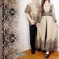 BAJU MUSLIM MURAH Couple (Fit XL) ANINE Baju Koko + Gamis Maxi