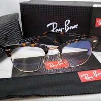 Frame Kacamata Rayban 5154 tortoise glossy lensa bening full set