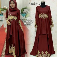 Jual PROMO HOT SALE !! BAJU MUSLIMAH PESTA LATIN MARON Terbaru Murah