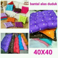 MURAH Bantal Kursi Empuk ada talinya Bantal Duduk Polkadot