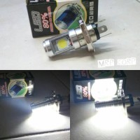 H4 LED Lampu utama motor 2sisi COB NEW