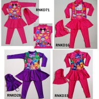 Baju Anak Perempuan Kaos Cewek RENANG MODEL MUSLIM - UKURAN M, L, XL