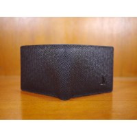Dompet Pendek Kulit Pria Cowo Import Branded Vl 128 Black