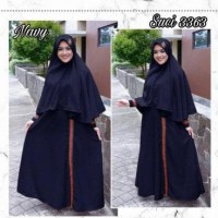 GAMIS PITA GUCCI BAJU MAXI DRESS MUSLIM LENGAN PANJANG GAMIS WANITA