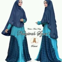 NASYIRAH SYARI (EP) BAJU MAXI DRESS MUSLIM WANITA DEWASA GAMIS CEWEK