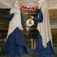 VALESHA SYARI (EP) BAJU MAXI DRESS MUSLIM BUSUI WANITA DEWASA GAMIS
