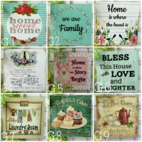 Jual hiasan dinding kayu wall home decor shabby chic vintage quote kitchen Murah