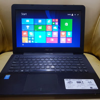 LAPTOP SLIM DESAIN ASUS X455L CORE I3 HASWELL RAM 4GB HDD 500GB