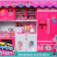 MODERN KITCHEN SET BESAR SHOPKINS MAINAN MASAKAN