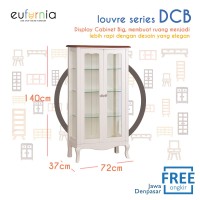 Olympic Louvre Series Display Cabinet Big / Rak Pajangan Besar / DCB
