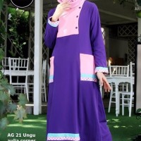 BARU Baju Muslim Online Alnita AG 21 Ungu ORIGINAL